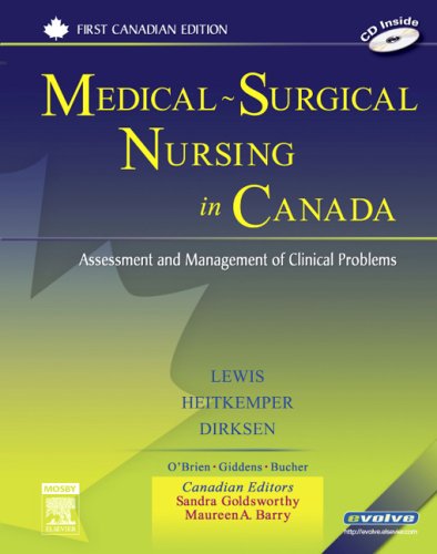 medical surgical nursing in canada assessment and management of clinical problems 1st edition sharon l lewis