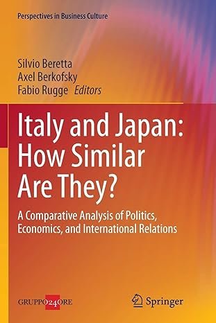 italy and japan how similar are they a comparative analysis of politics economics and international relations