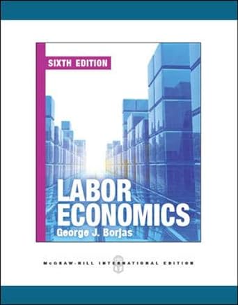 labor economics 6th edition george borjas 0071326200, 978-0071326209