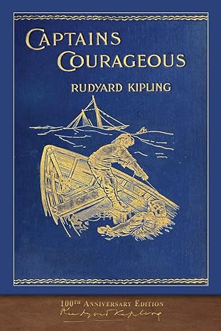 captains courageous illustrated first edition 1st edition rudyard kipling ,i. w. taber 1952433401,