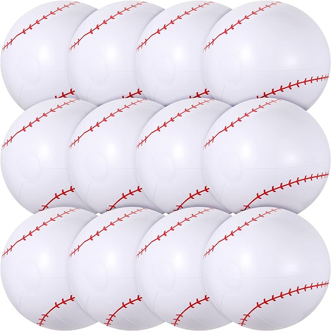 chivao inflatable soccer softball volleyball baseball game toys for kids girls and boys 24 pieces  chivao