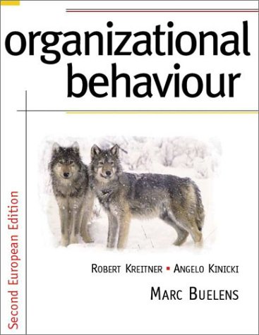 organizational behavior 2nd european edition marc buelens 0077098285, 9780077098285