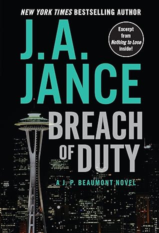 breach of duty a j p beaumont novel  j. a jance 0063205653, 978-0063205659