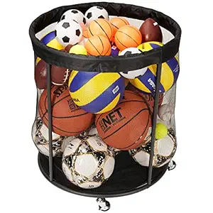 weyimila sports equipment organizer ball holder for soccer basketball volleyball baseball wey008 weyimila