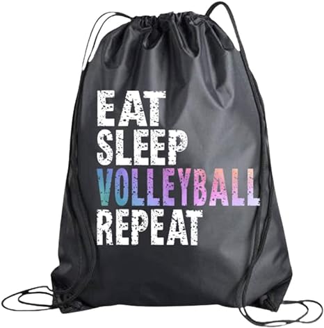 sportybella volleyball drawstring bag for girls  sportybella b08sbknyss