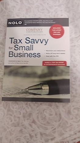 tax savvy for small business 13th edition frederick daily 1413310648, 978-1413310641
