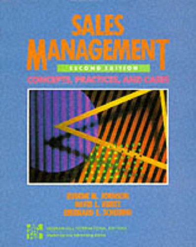 sales management concepts practices and cases 2nd  edition johnson, eugene m., kurtz, david l., scheuing,
