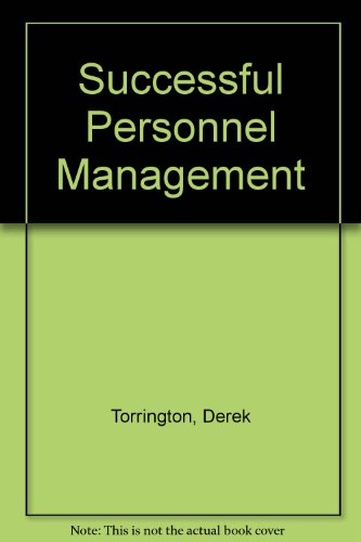 successful personnel management 1st edition derek torrington 0286618524, 9780286618526
