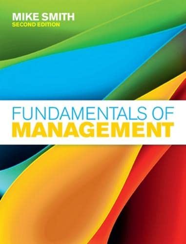fundamentals of management 2nd edition mike smith dr 0077126939, 9780077126933