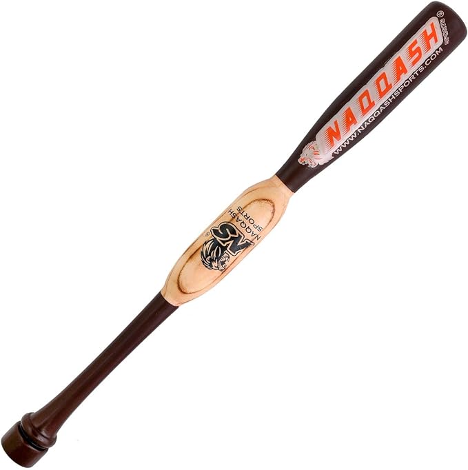 wooden baseball bat in maple wood in 28 inches / 32 oz brown  ‎naqqash sports b0ccjs1pdx