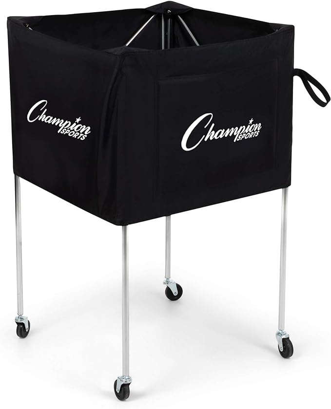 champion sports volleyball cart with wheels premium volleyball equipment and accessories  ‎champion sports