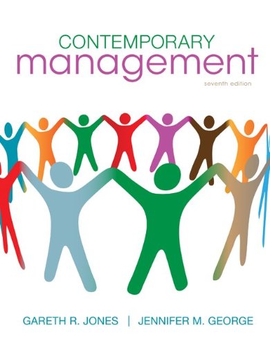 contemporary management  plus 7th edition gareth jones , jennifer george 0077477618, 9780077477615