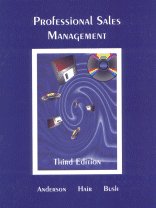 professional sales management 3rd edition rolph e. anderson , joseph f. hair , allen j. bush 0873937511,