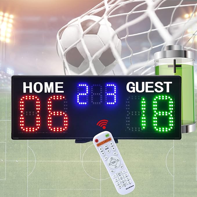 gan xin digital scoreboard with remote portable tabletop electronic scoreboard volleyball and other sports 