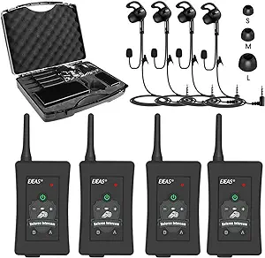 gairen referee communication system professional fbim headsets with earphone for soccer volleybal etc  gairen