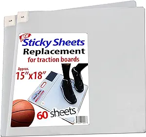 stepngrip basketball volleyball sticky pad replacement sheets  stepngrip b007cmh9b2