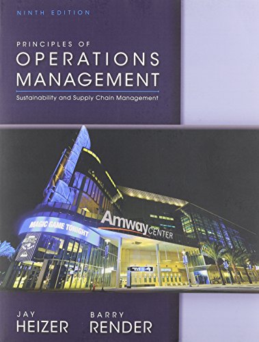 principles of operations management and student cd 9th edition barry render , jay heizer 0133407942,