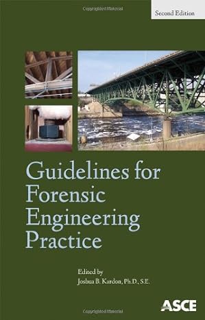 guidelines for forensic engineering practice 2nd edition joshua b. kardon ,editor 0784412464, 978-0784412466