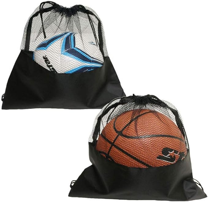 pro morix black net bag mesh for volleyball basketball football soccer multi sport game pack of 2  ?pro morix