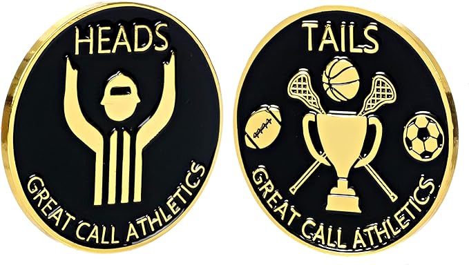 great call athletics referee official flip coin football soccer volleyball official s choice  ‎great call