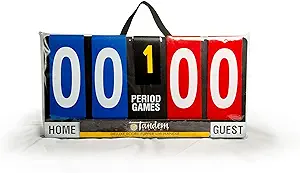 tandem sport deluxe score keeper with handle score flipper for volleyball basketball  and football  ‎tandem