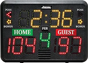 ‎sportable scoreboards multisport indoor tabletop scoreboard used for basketball volleyball and others 