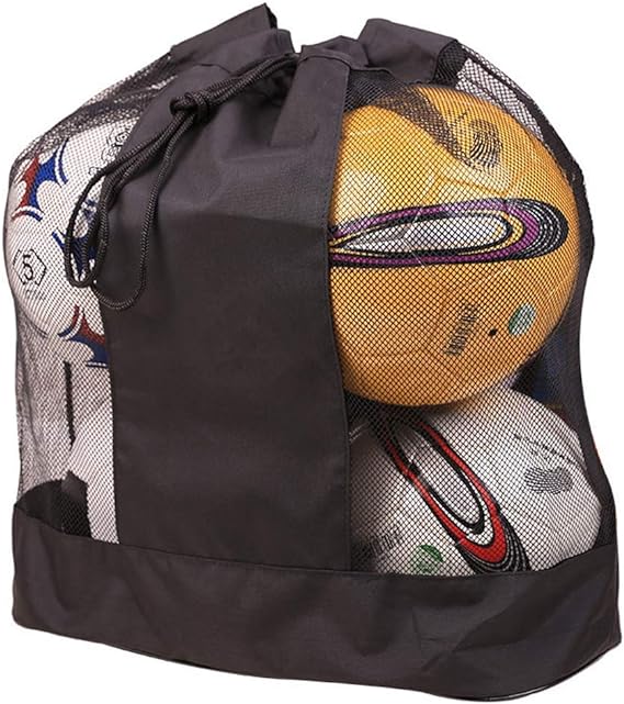 ipenny extra large mesh ball bag waterproof equipment duffel bag for baseball volleyball and socceer  ipenny