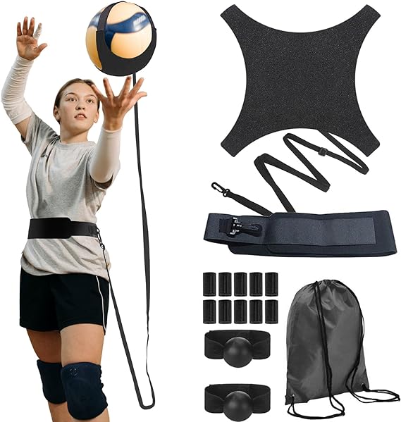 easylongjee volleyball training equipment serving trainer aid  easylongjee store b0cdgml2jb