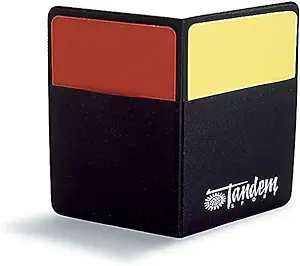 tandem sport official penalty cards red and yellow volleyball soccer referee cards referee starter kit 