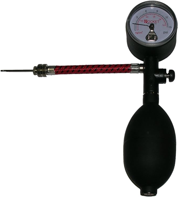 tandem sport pocket pump with pressure gauge ball pump one hand operation black  ‎tandem sport b00600umei