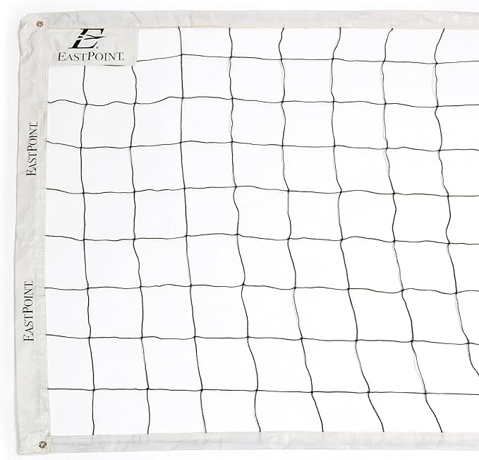 eastpoint sports replacement volleyball net with high strength cable reinforced 1-1-23357 eastpoint b00ffy2cse