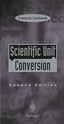 scientific unit conversion 2nd edition francois cardarelli, m.j. shields 9781852330439, 978-1852330439