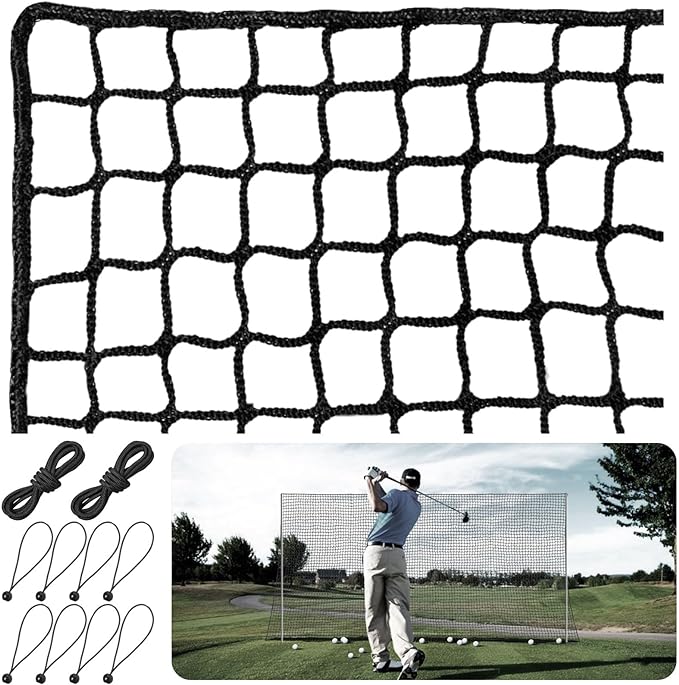 ‎parslue golf practice net 10/15/20/25/30ft heavy duty nylon golf hitting net  ‎parslue b0cjpbz52l