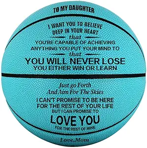 lqsxjgrt basketball gift from mom/dad size 7 game basket ball for indoor outdoor training  ‎lqsxjgrt