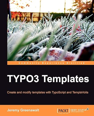 typo3 templates 1st edition jeremy greenawalt 1847198406, 978-1847198402