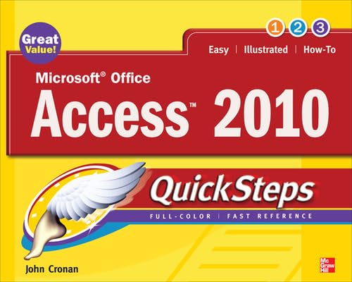 microsoft office access 2010 quicksteps 2nd edition john cronan 0071634940, 978-0071634946