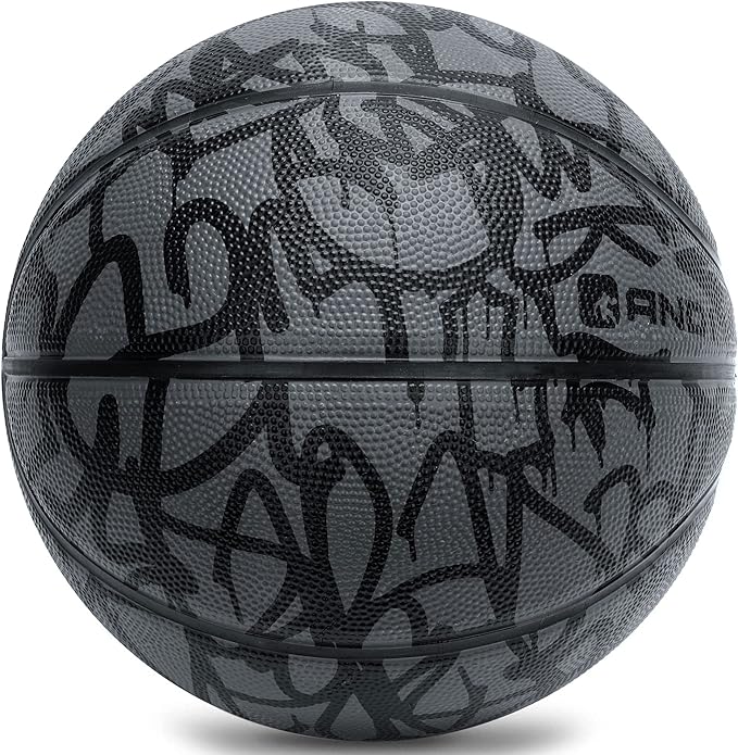 and1 xcelerate rubber basketball game ready official regulation size 7 streetball made for indoor/outdoor 