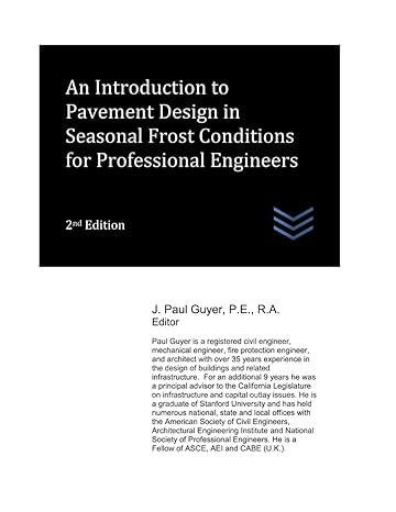 an introduction to pavement design in seasonal frost conditions for professional engineers 2nd edition j.