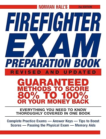 firefighter exam preparation book 2nd edition norman hall 1580629326, 978-1580629324