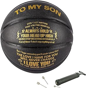 generic ancbrut engraved basketball for son grandson 29 5 inch gift for mens  ‎generic b0c5qy2h51