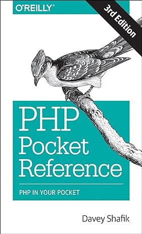 php pocket reference php in your pocket 3rd edition davey shafik 1491969091, 978-1491969090