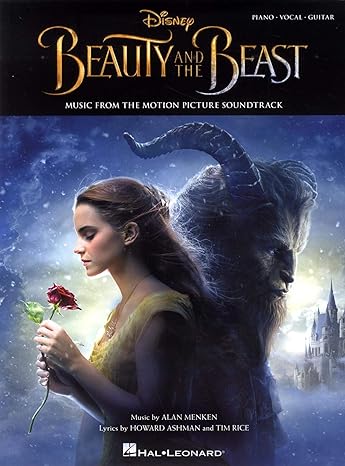 beauty and the beast music from the motion picture soundtrack piano vocal and guitar chords 1st edition alan