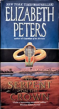 the serpent on the crown  elizabeth peters 006059179x, 978-0060591793
