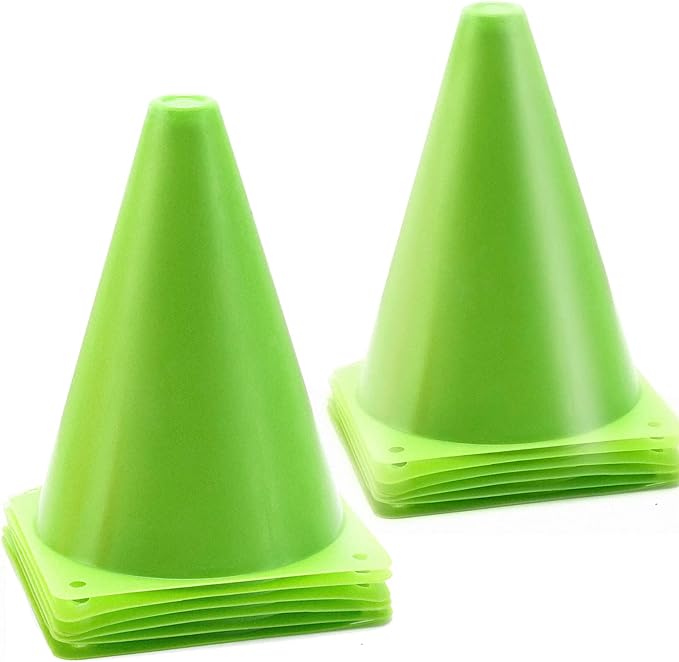‎olioliyou the 7 inch traffic cone sports four colors is applicable to indoor and outdoor activities 