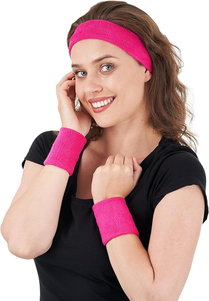 ‎nivziv sweatbands set head and wristbands moisture for yoga boxing basketball gym exercise  ‎nivziv