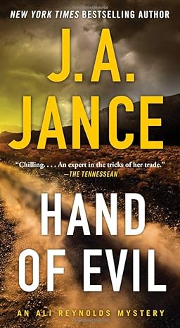 hand of evil  j.a. jance 1982104708, 978-1982104702