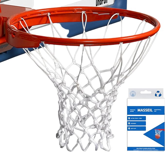 massiel basketball 12 loop standard net heavy duty outdoor  ‎massiel b0bxb39637