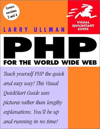 php for the world wide web 1st edition larry ullman 0201727870, 978-0201727876