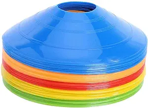 Ericotry 20pcs Disc Cones Soccer Training Cones Holder Outdoor Games