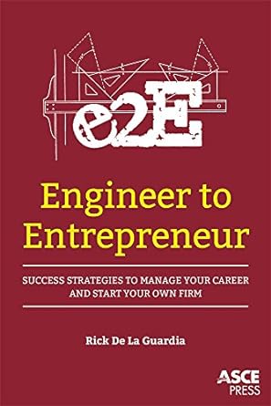 engineer to entrepreneur success strategies to manage your career and start your own firm 2nd edition rick de